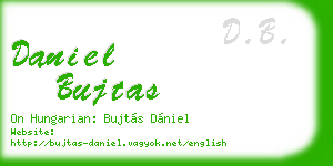 daniel bujtas business card